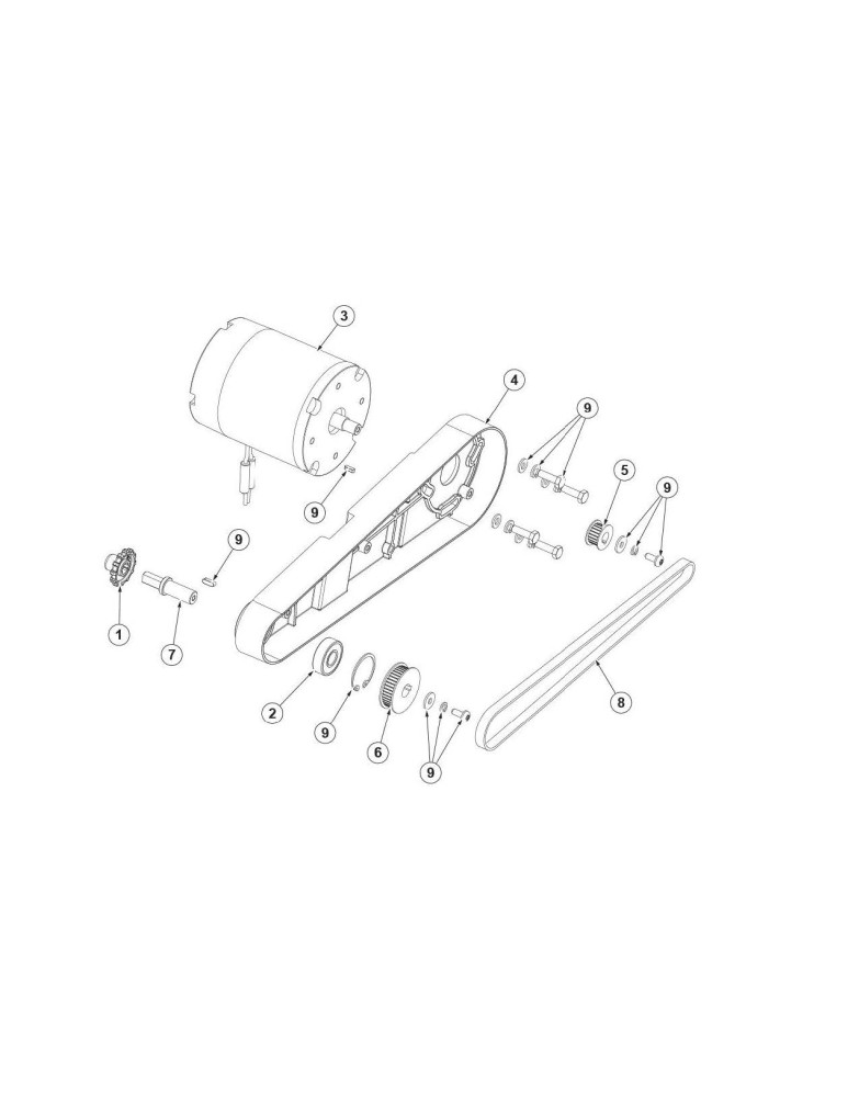 SC250 34C Bürstenmotor