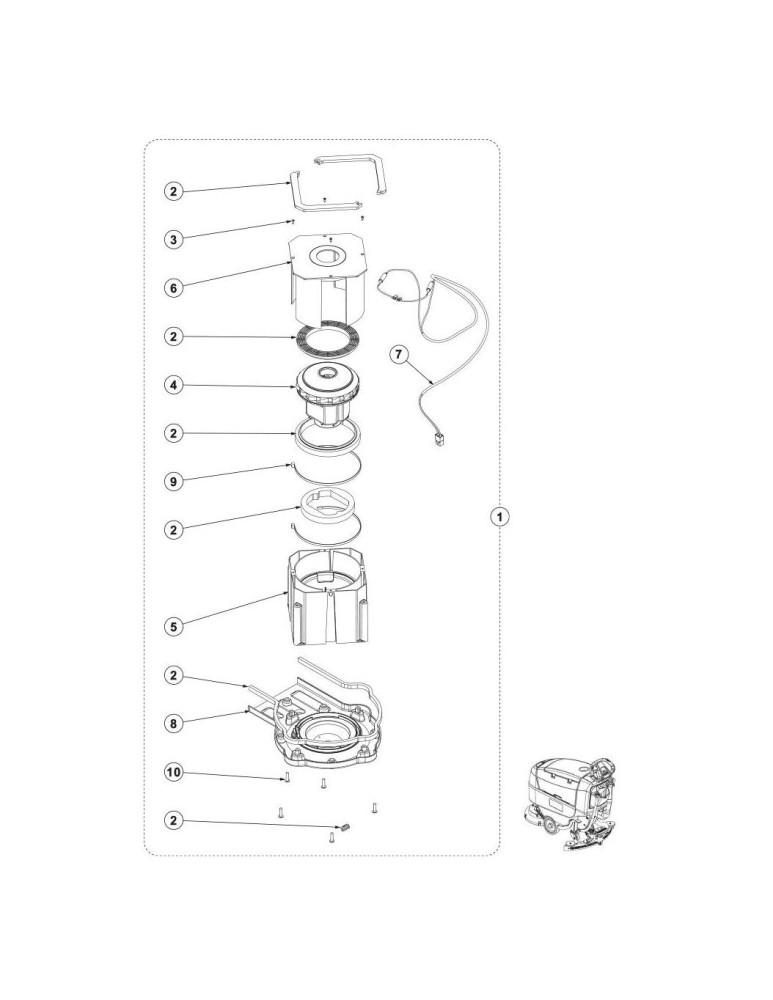 SC401 43 B Vakuummotorsystem