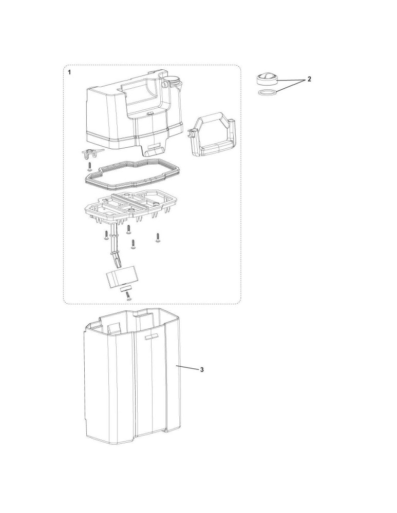 Scrubtec 130 E Wiederherstellungstank