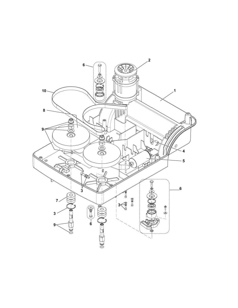 Scrubtec 233 Übertragungssystem