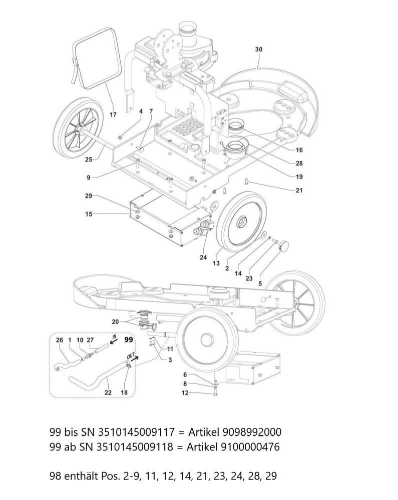 Scrubtec 337.2 Gestell