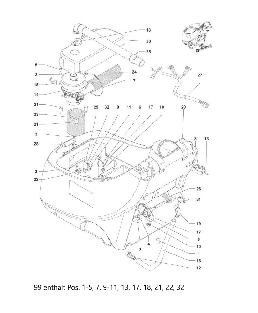 Scrubtec 343.2 B Lösungstank