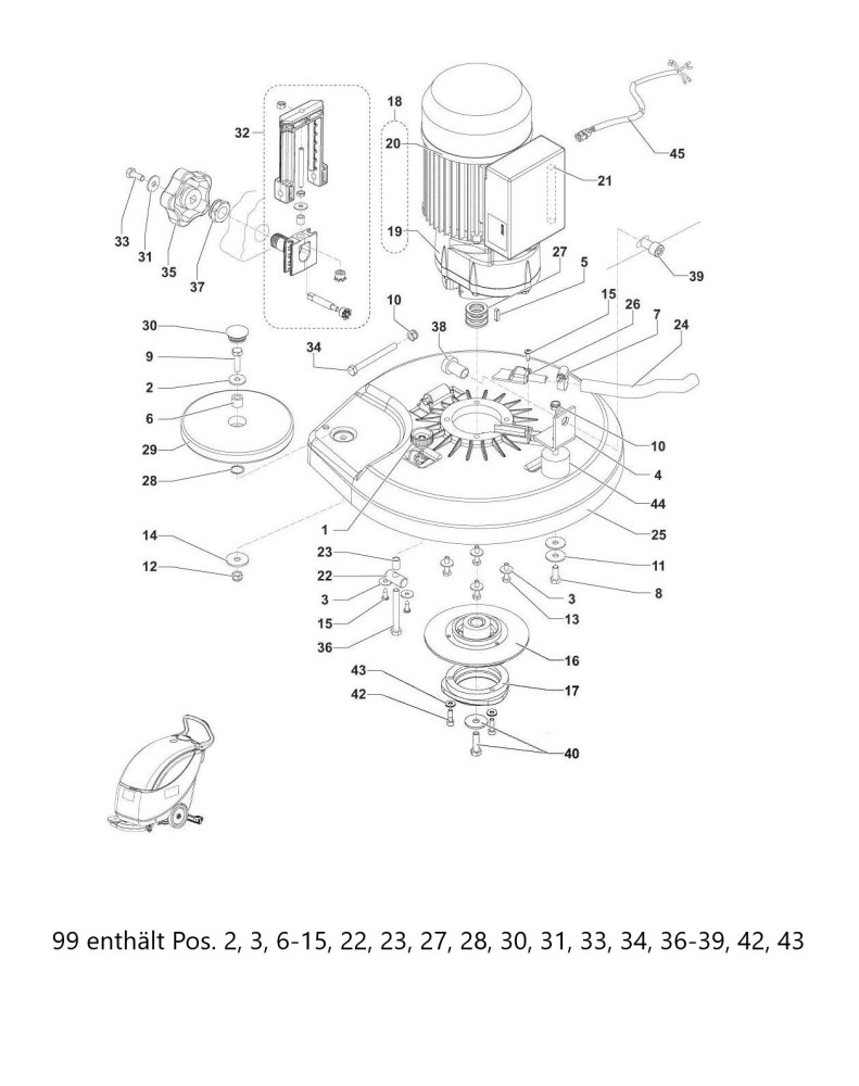 Scrubtec 343.2 E Bürstensystem