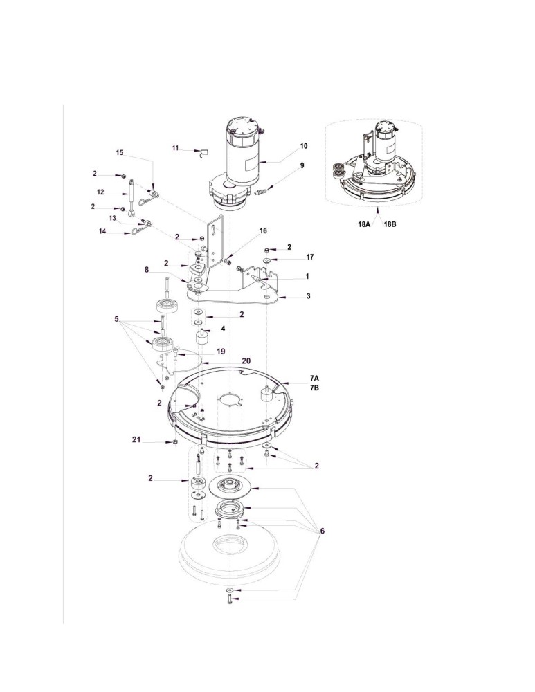 Scrubtec 545 BL Combi Bürstensystem