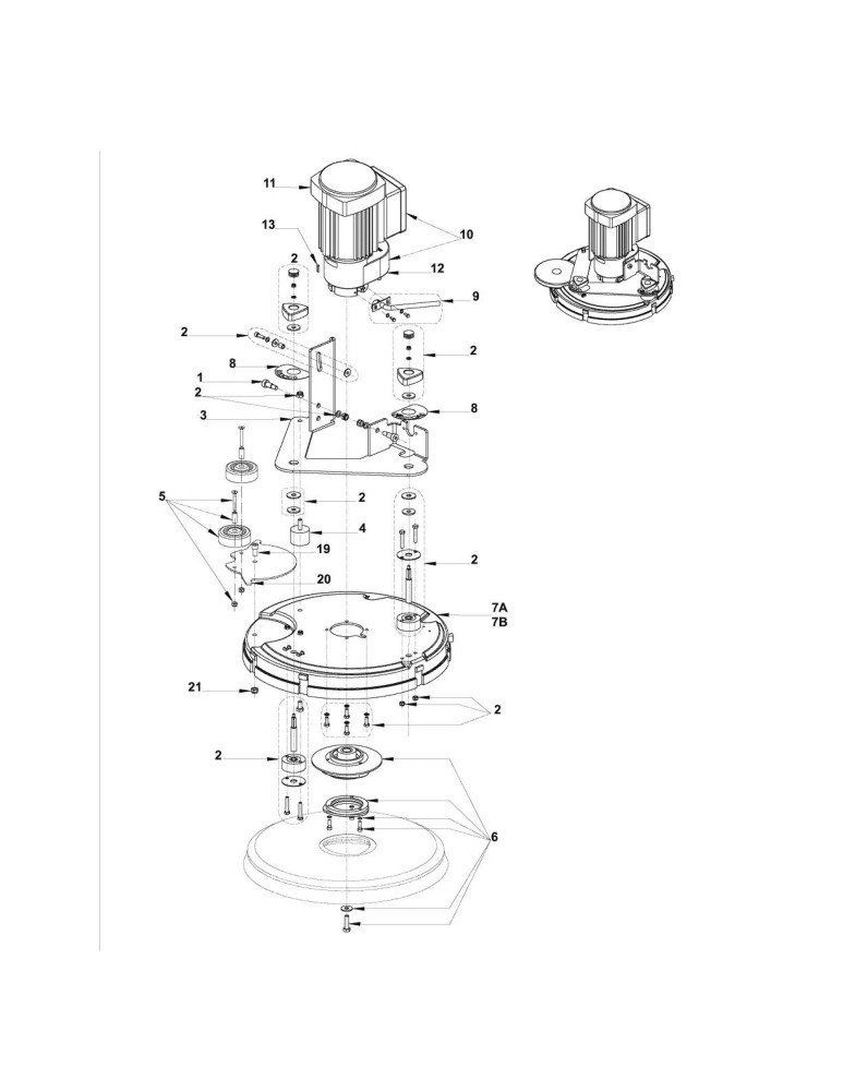 Scrubtec 545 E Bürstensystem