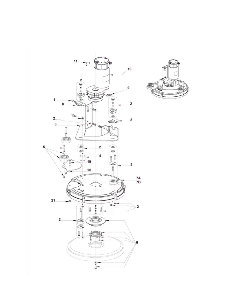 Scrubtec 553 B Bürstensystem