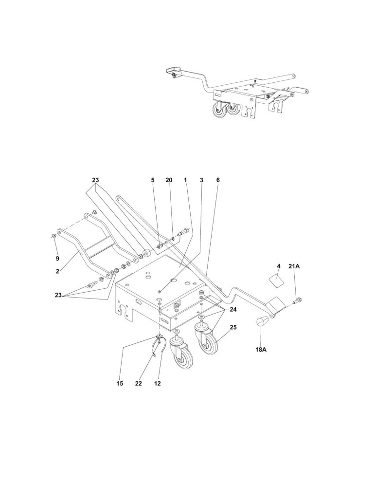 Scrubtec 553 B Fahrgestell