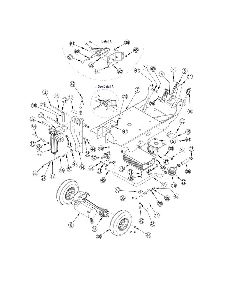 Scrubtec 871 Rahmen