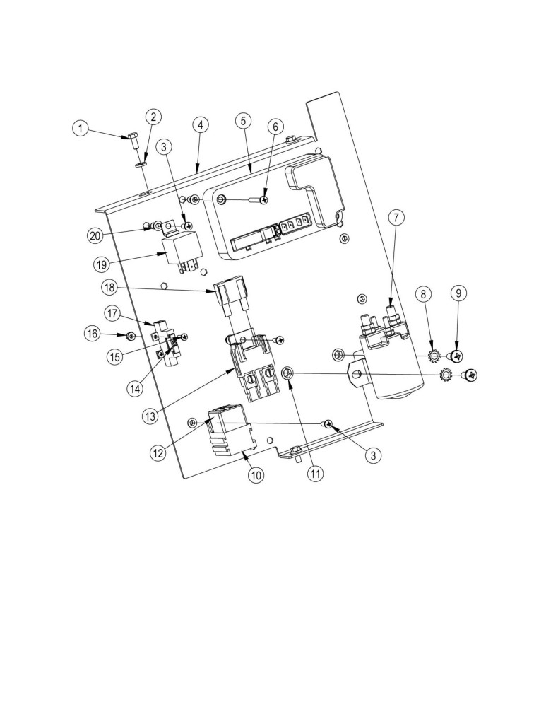 Scrubtec 871 Electrical Box