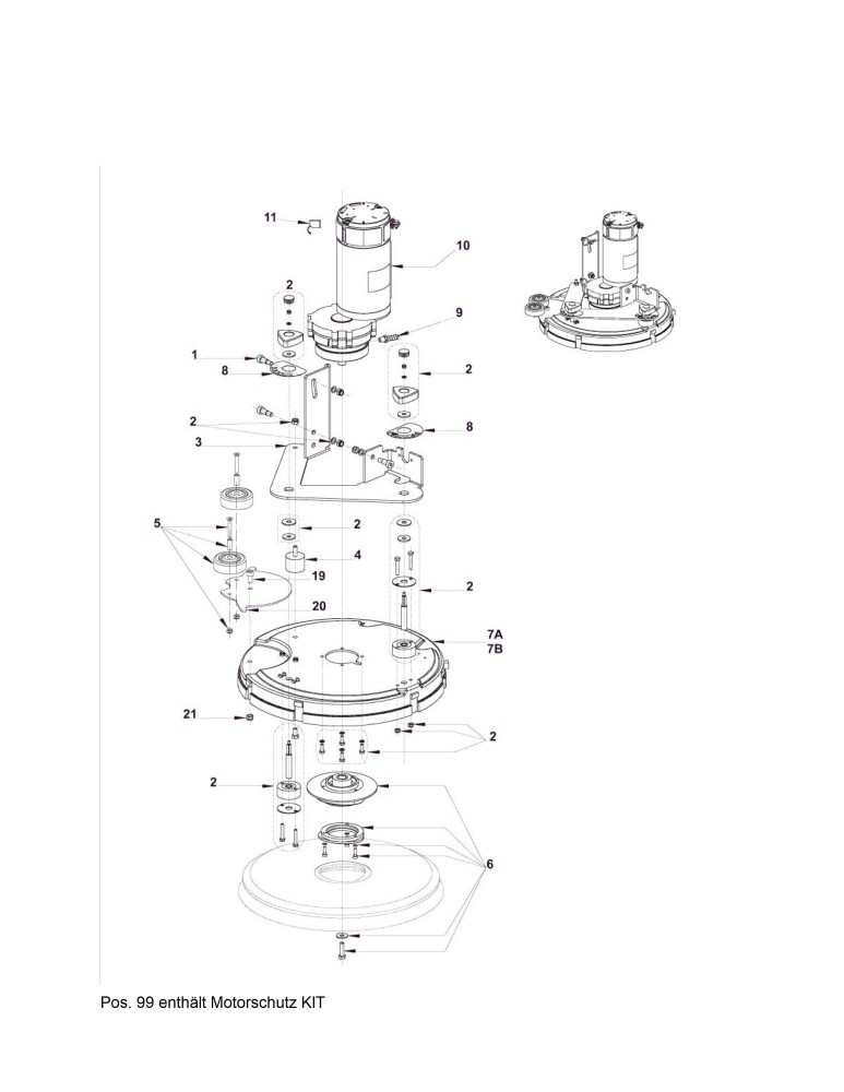 Scrubtec Boost 5 Bürstensystem 545B-553B 