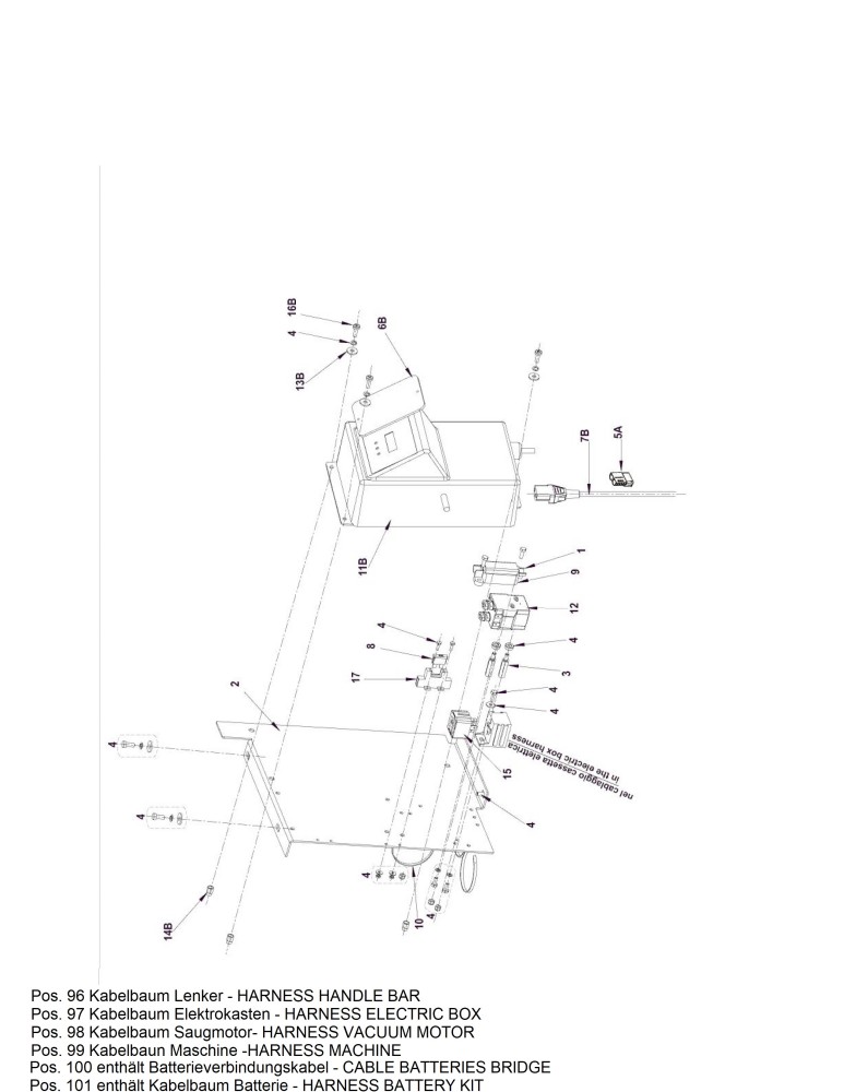 Scrubtec Boost 5 elektrische Komponenten 545B-533B