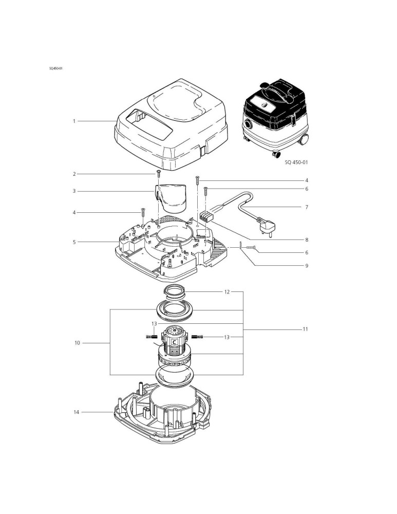 SQ 450 Motor