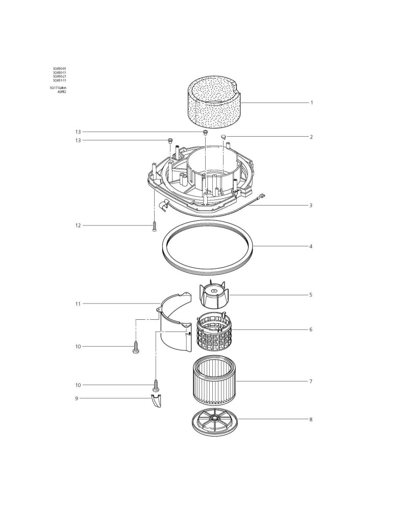 SQ 650-11 Filter