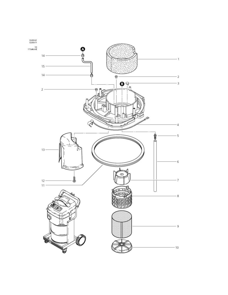 SQ 650-61 Filter