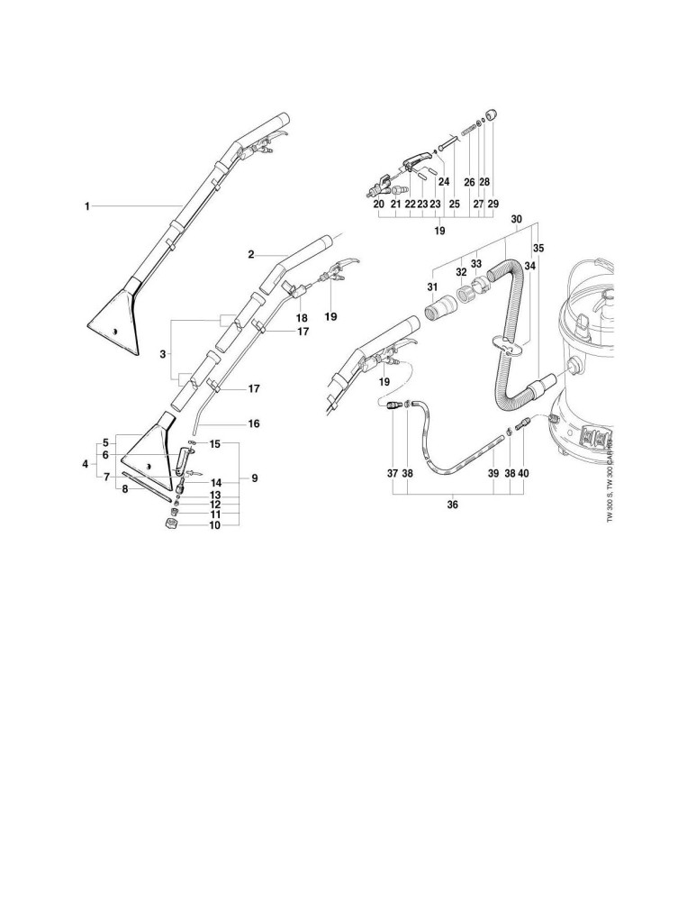 TW300 Teppichadapter