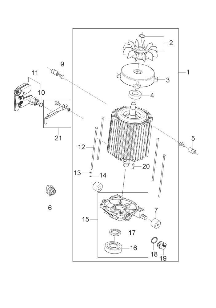 SC UNO 4M-140/620 PS Motor