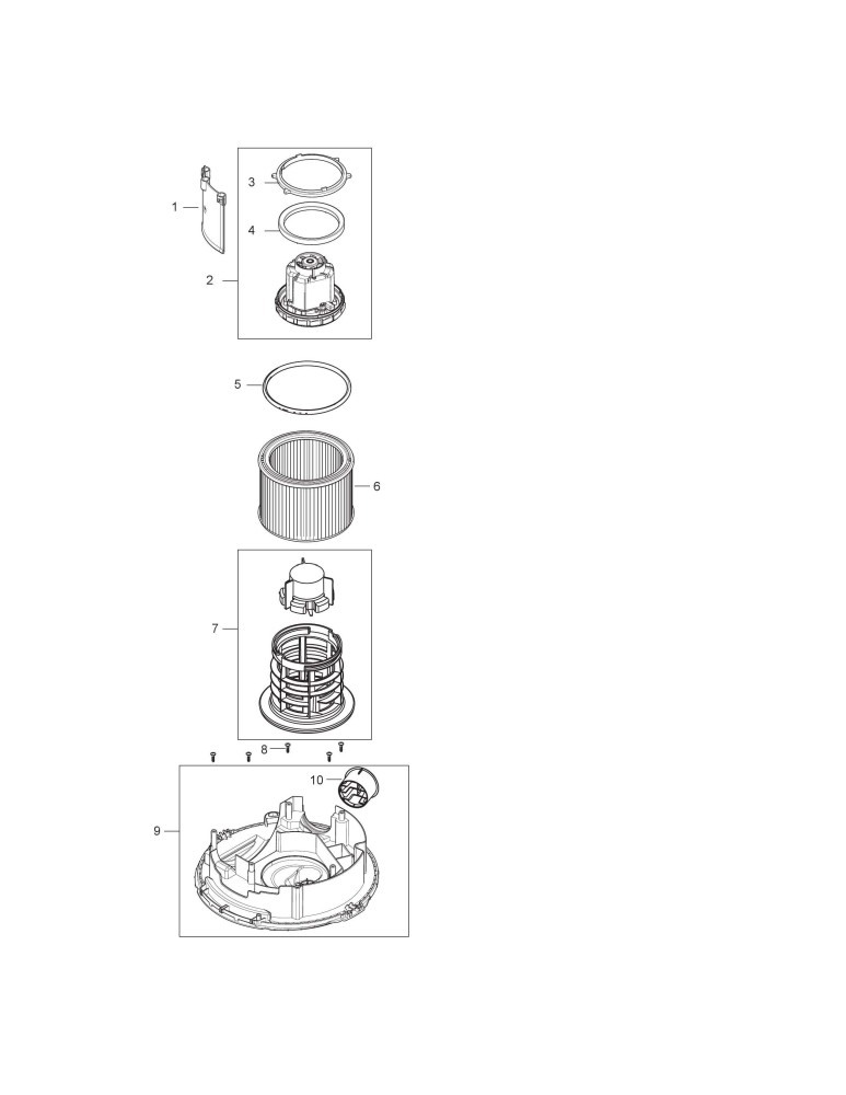 VL200 30 Inox Motor & Filter