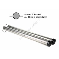 DN36 Verlängerungsrohr Edelstahl 2x505 mm, DN36 Verlängerungsrohr Edelstahl 2x505 mm,