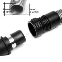 Antistatische Muffe Ø 32 mm, Muffe passend zu DN36 Handrohr! Antistatische Muffe Ø 32 mm, Muffe passend zu DN36 Handrohr!